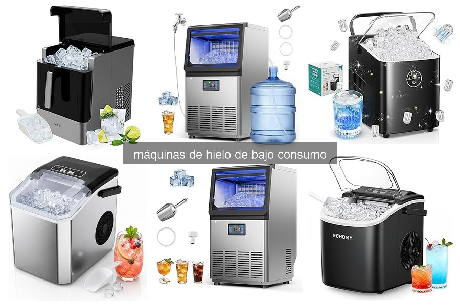 Mejores máquinas de hielo de bajo consumo en 2026