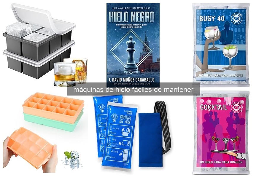 Mejores máquinas de hielo fáciles de mantener en 2026