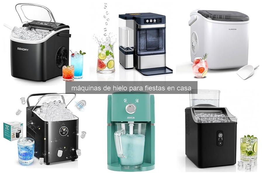Mejores máquinas de hielo para fiestas en casa 2026