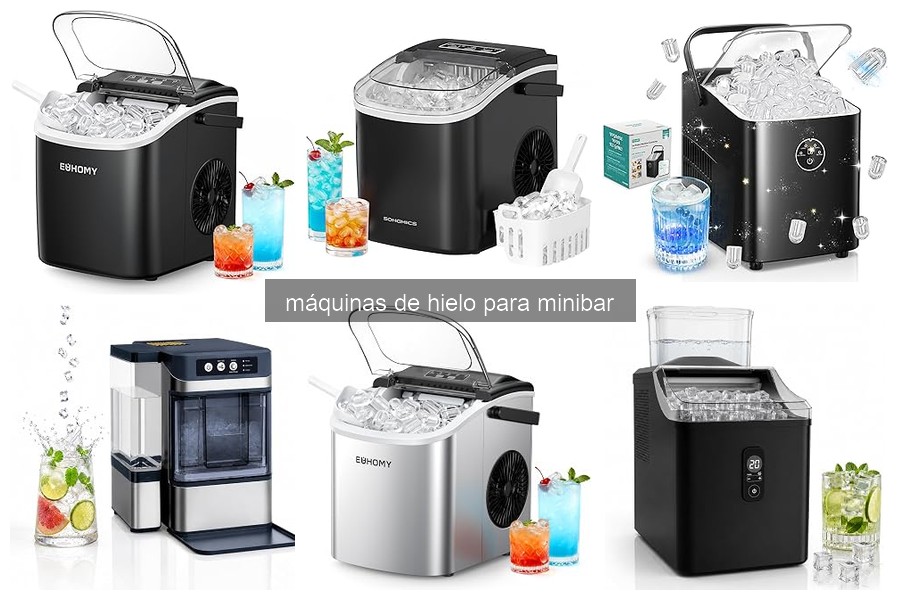 Mejores máquinas de hielo para minibar según usuarios en 2026
