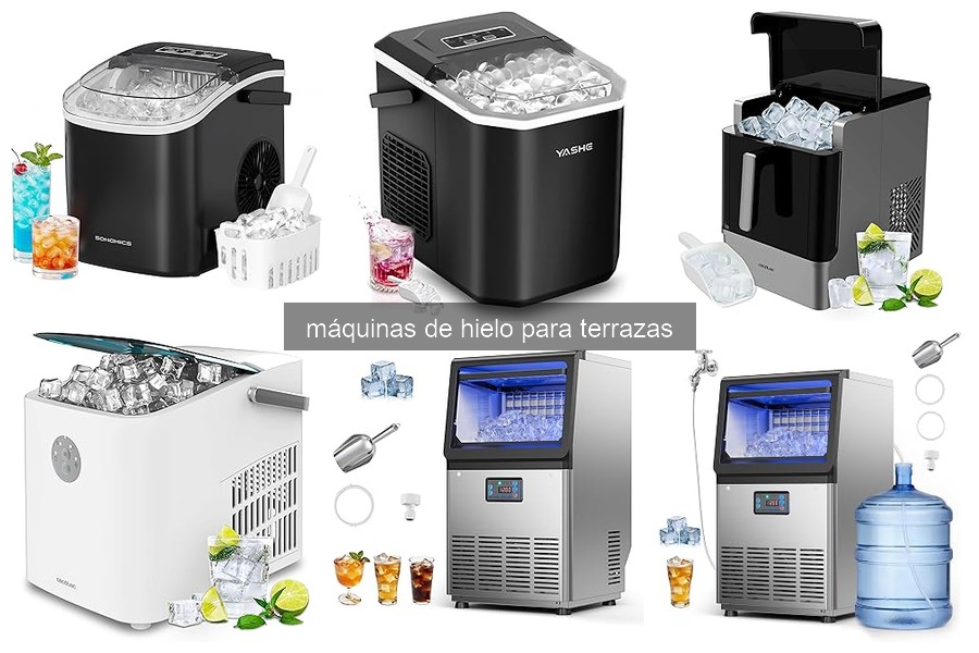 Mejores máquinas de hielo para terrazas en 2026