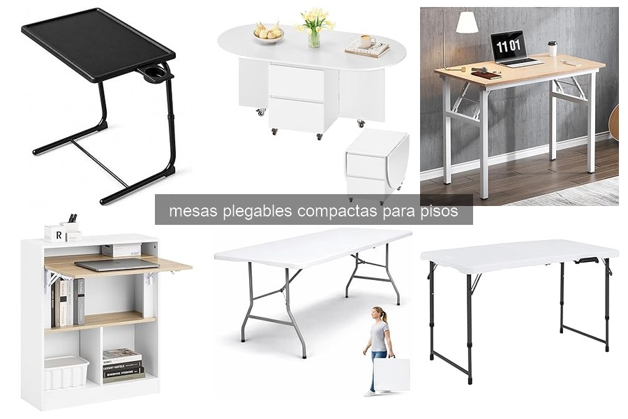 Mejores mesas plegables compactas para espacios pequeños