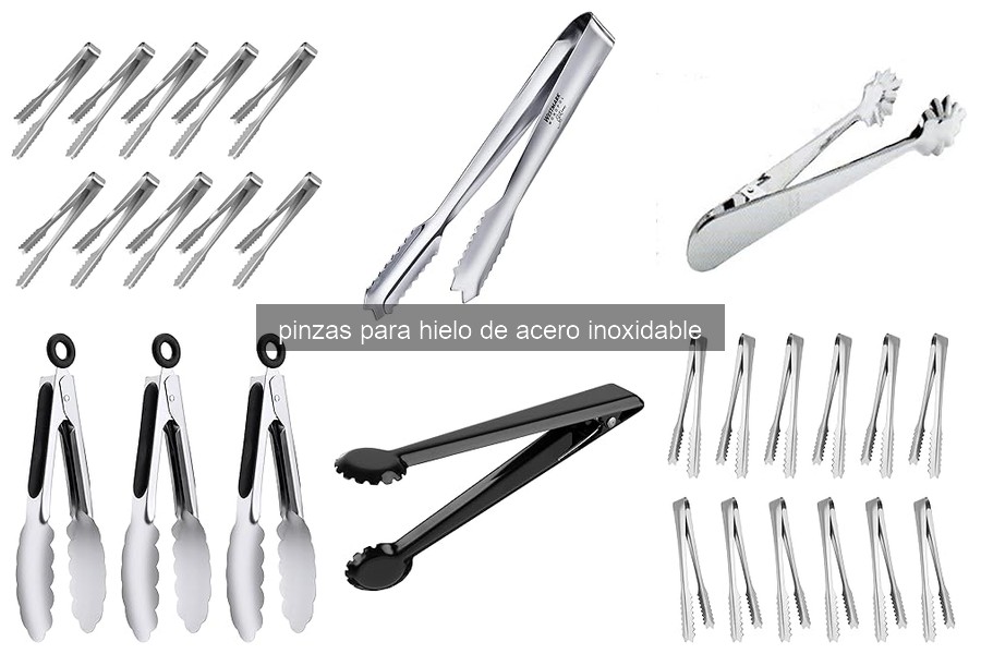 Mejores pinzas para hielo de acero inoxidable en 2026