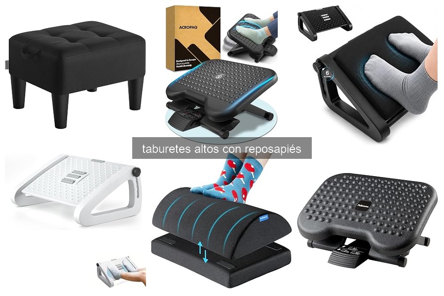Mejores taburetes altos con reposapiés para tu home bar