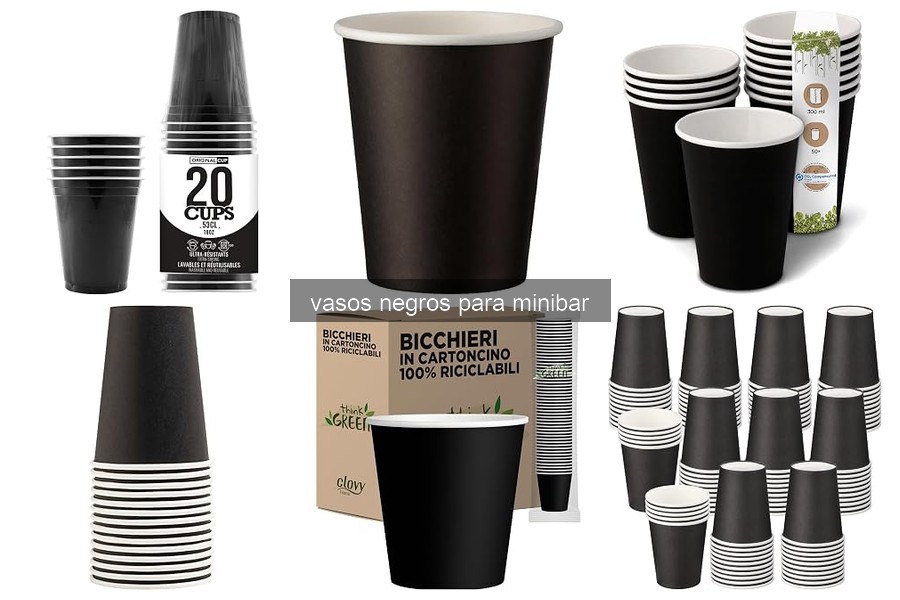 Mejores vasos negros para cócteles en casa 2026