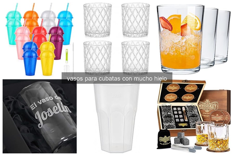Mejores vasos para cubatas con mucho hielo en 2026