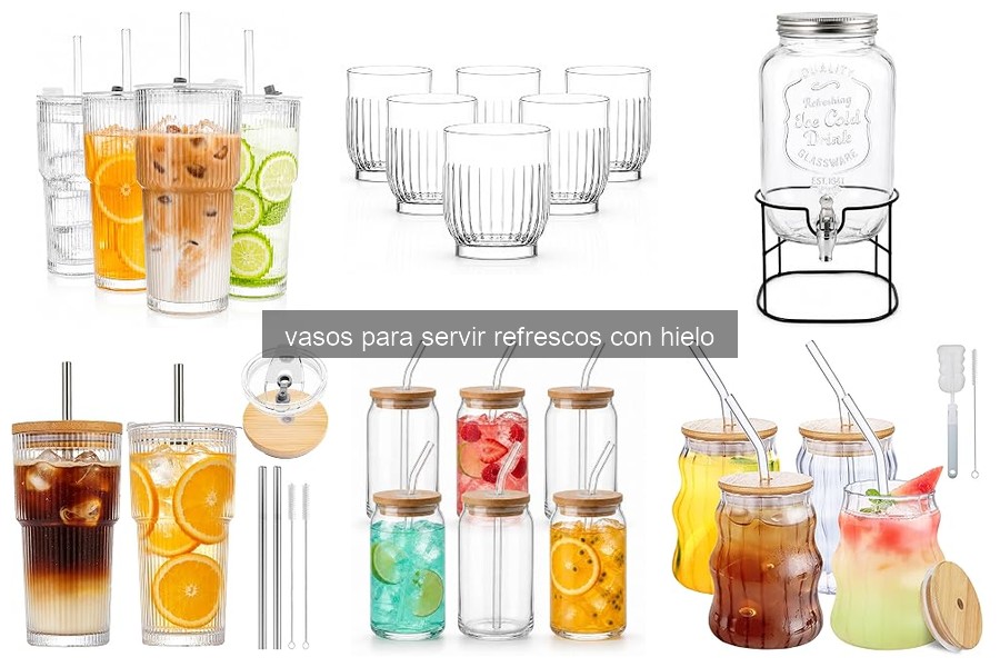Mejores vasos para servir refrescos con hielo en 2026