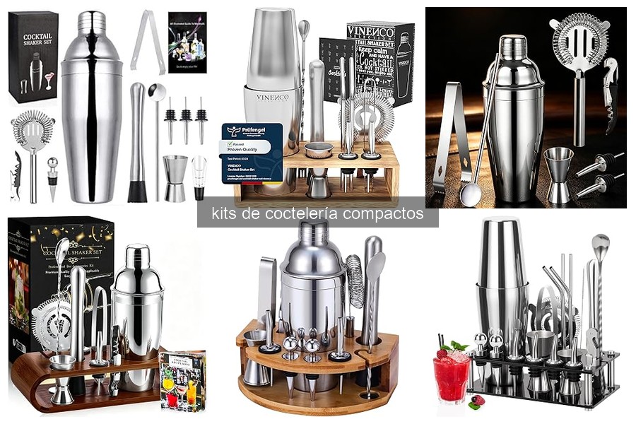 Problemas comunes al usar kits de coctelería compactos