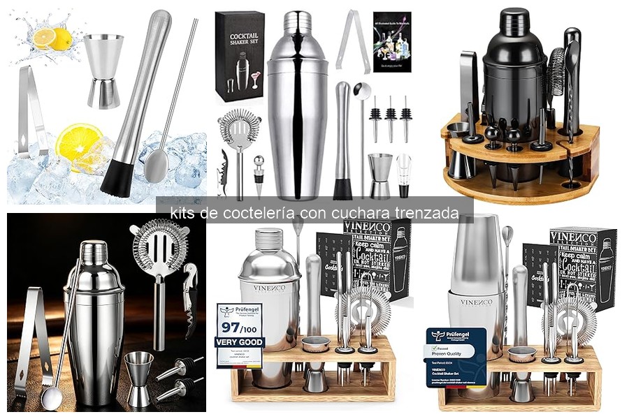 Problemas comunes al usar un kit de coctelería con cuchara trenzada