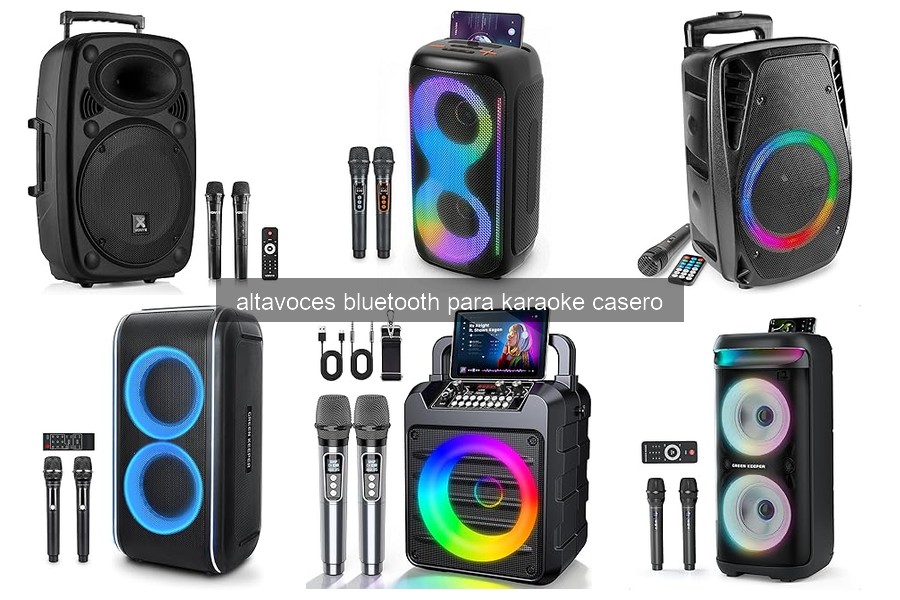 Problemas comunes con altavoces bluetooth para karaoke