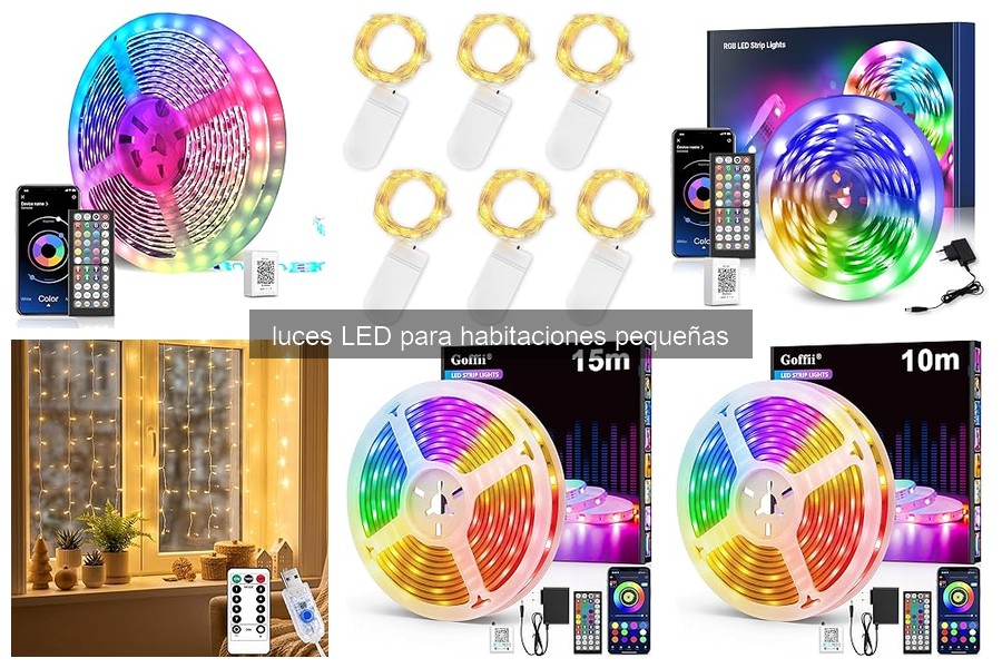 Problemas comunes con luces LED en habitaciones pequeñas