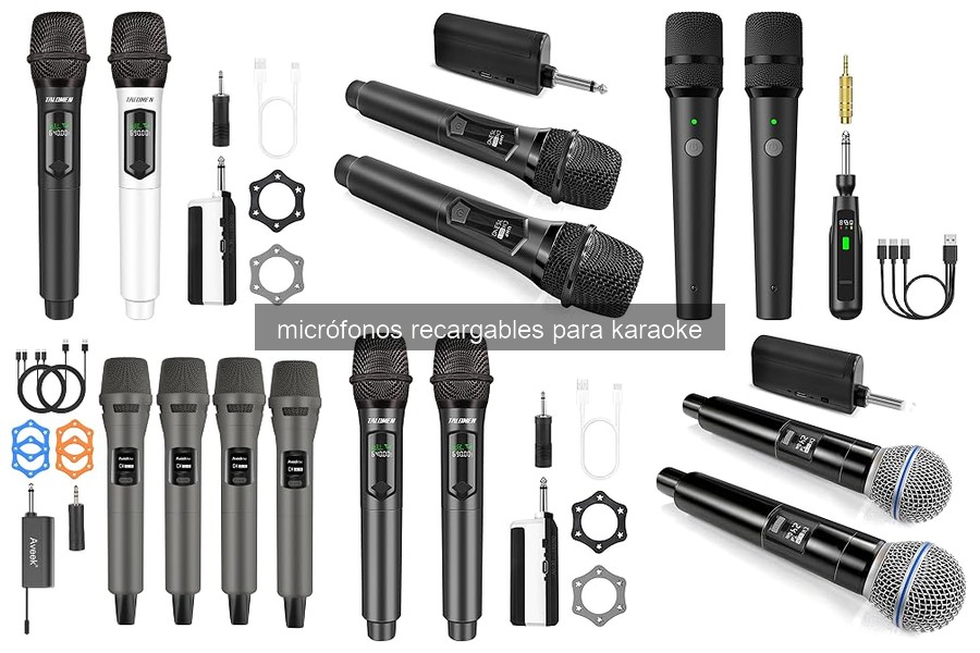 Problemas comunes con micrófonos recargables para karaoke