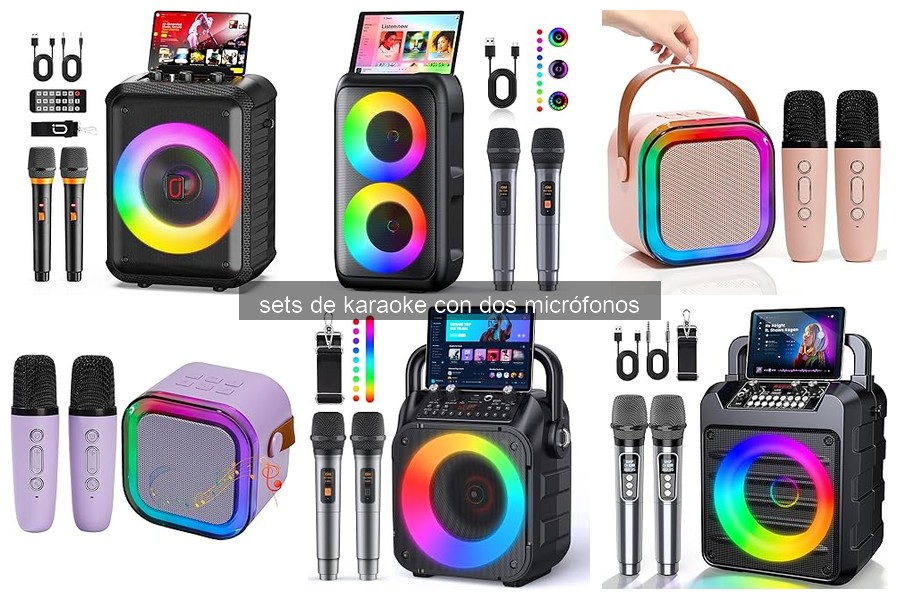 Problemas comunes con sets de karaoke de dos micrófonos y soluciones