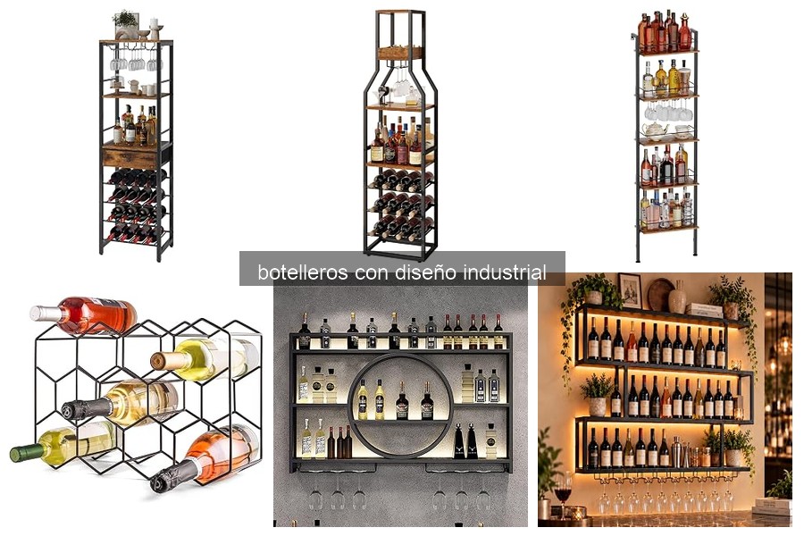 ¿Qué es un botellero de diseño industrial?