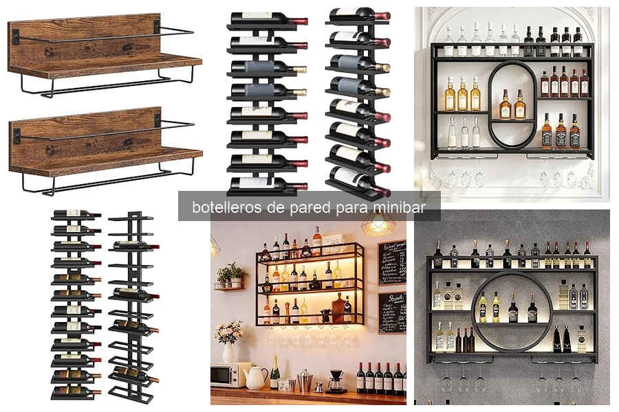 ¿Qué es un botellero de pared para minibar? Características y beneficios