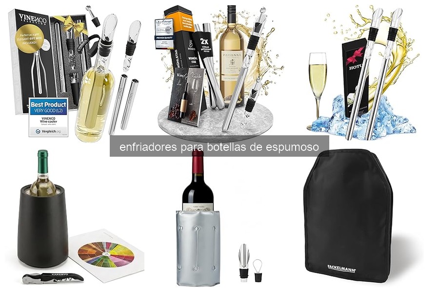 ¿Qué es un enfriador para botellas de espumoso?