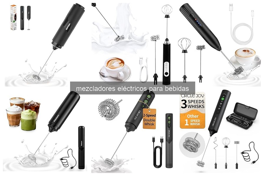 ¿Qué es un mezclador eléctrico para bebidas y cómo funciona?