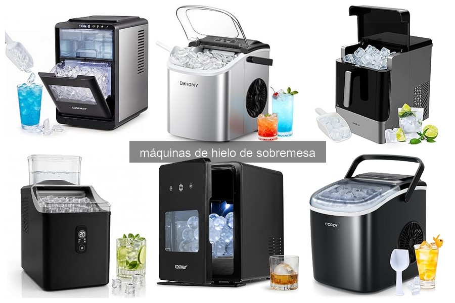 ¿Qué es una máquina de hielo de sobremesa y cómo funciona?