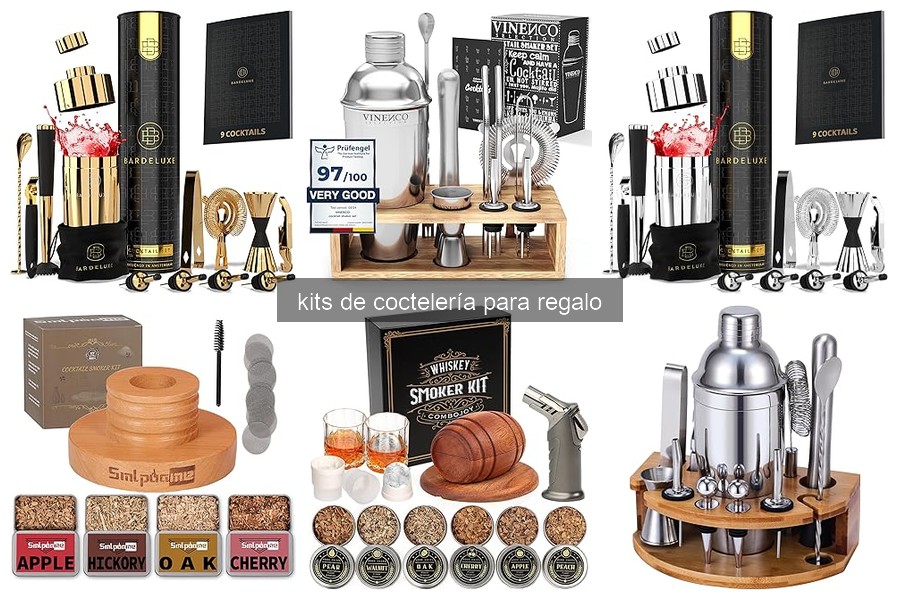 ¿Qué incluye un kit de coctelería para regalo?