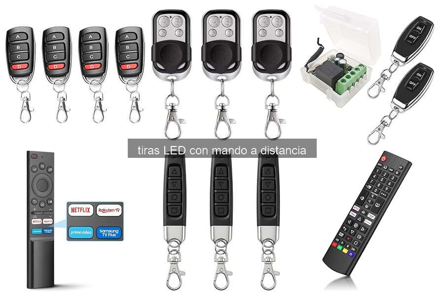 Qué son las tiras LED con mando a distancia y su funcionamiento
