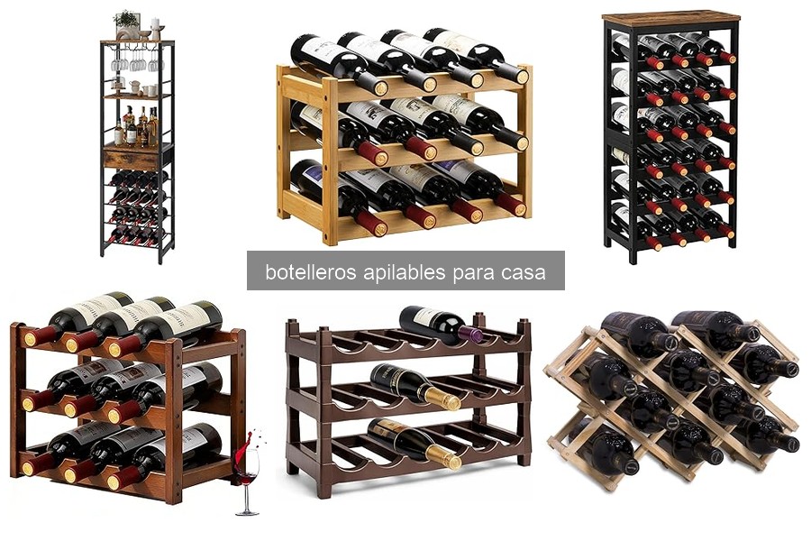 Qué son los botelleros apilables y cómo elegirlos