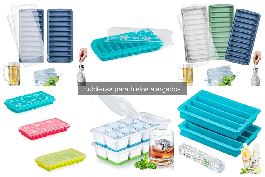 Soluciona Problemas Comunes al Usar Cubiteras para Hielo Alargado