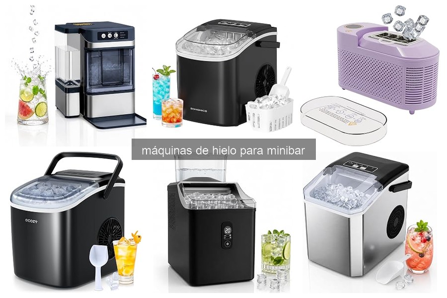 Tipos de máquinas de hielo para minibar y su funcionamiento