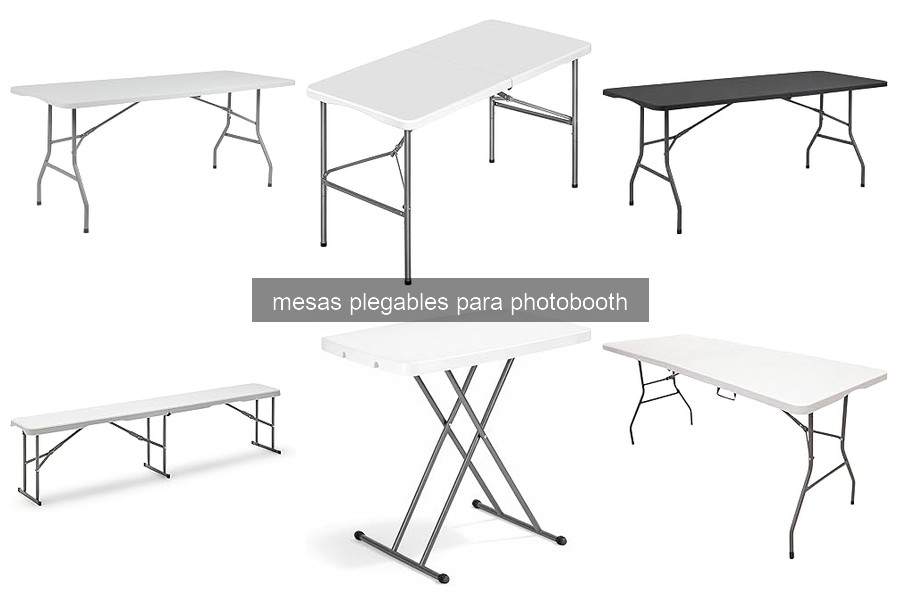 Tipos de Mesas Plegables para Photobooth: Guía 2026