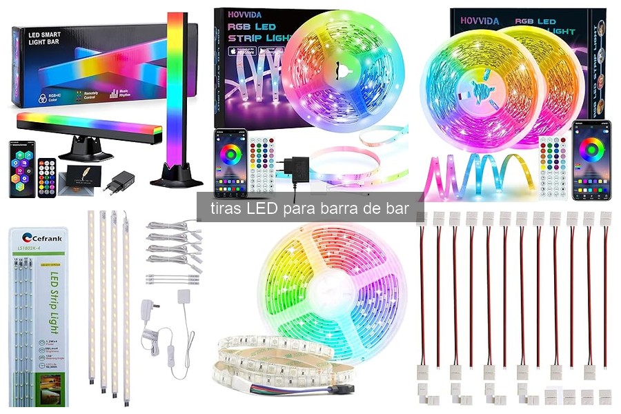 Tipos de tiras LED para barra de bar y sus ventajas