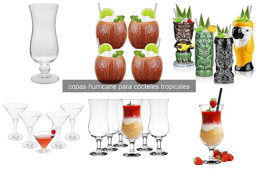 Todo sobre las copas hurricane: ¿qué son y su uso?