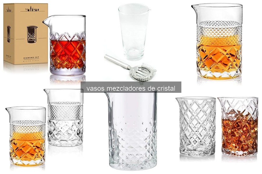 Vasos mezcladores de cristal: ¿Qué son y sus características?