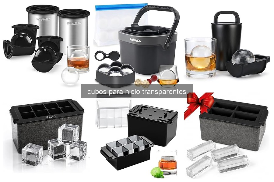 Ventajas de cubos de hielo transparentes vs. opacos