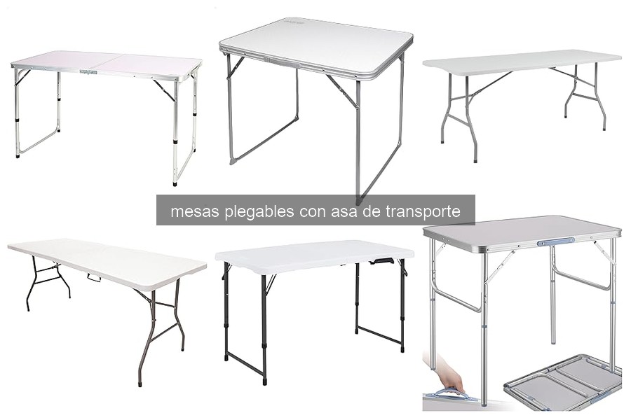 Ventajas de las mesas plegables con asa de transporte