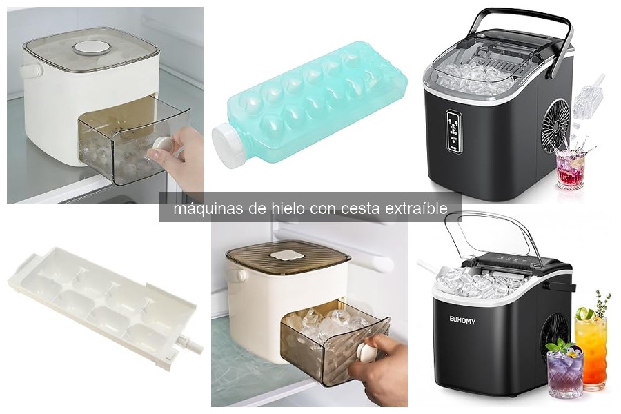 Ventajas y desventajas de máquinas de hielo con cesta extraíble