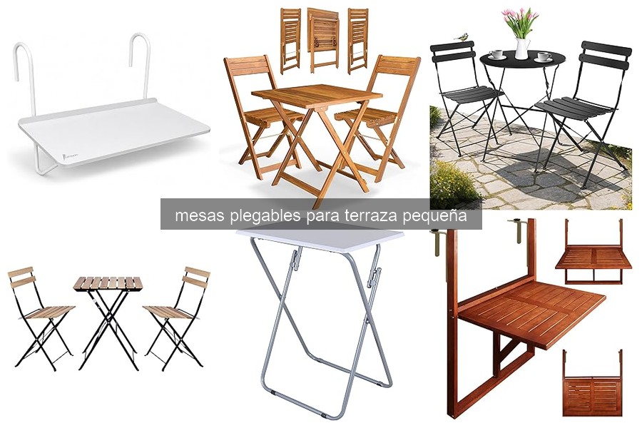 Ventajas y desventajas de mesas plegables para terrazas pequeñas