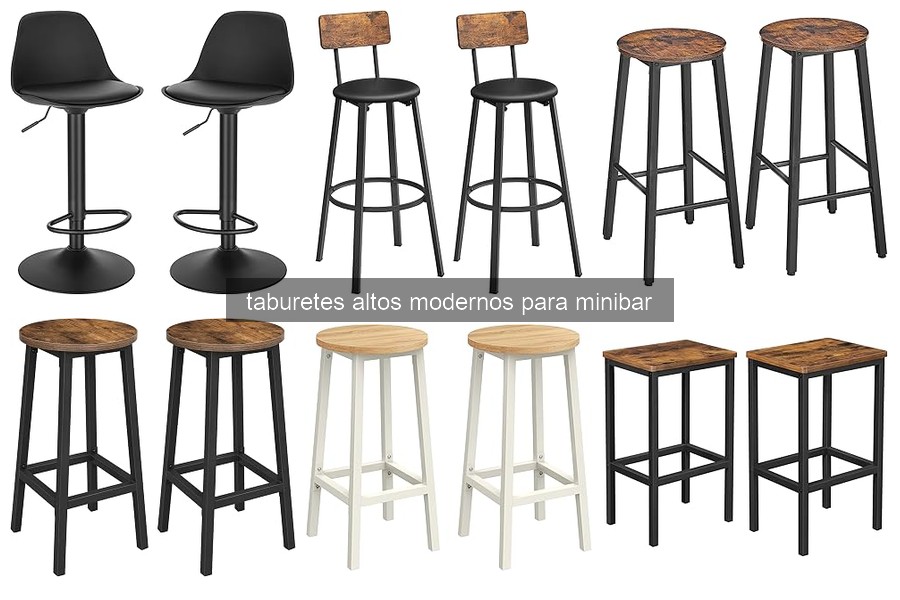 Ventajas y desventajas de taburetes altos modernos para minibar